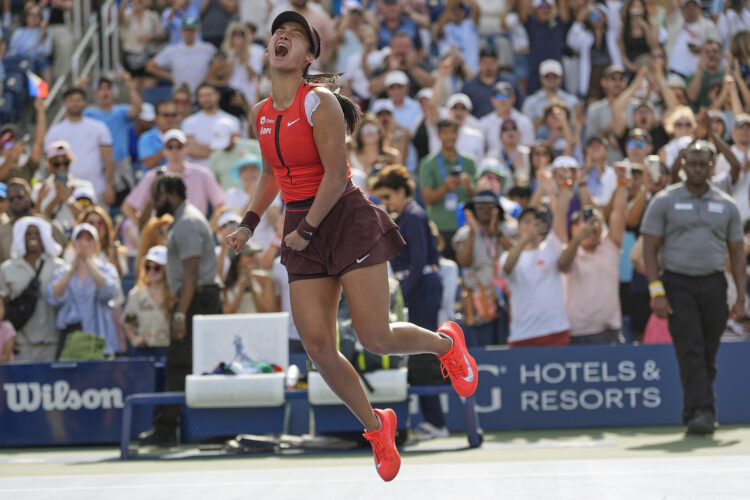 Eala is the first woman from the Philippines to win a Slam match. She got help from video review